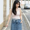 内茵带胸垫方领背心|双C线显瘦显腰细，单穿内搭都好看 商品缩略图0
