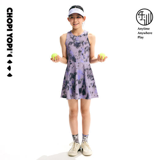 【薄荷皮】女童扎染印花无袖连衣裙 chopiyopi 商品图4