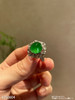 老坑高冰种艳绿蛋面戒指【5260604】具体价格微信咨询 商品缩略图2