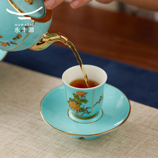 【6F】国瓷永丰源 西湖蓝夫人礼17头茶具 商品图3