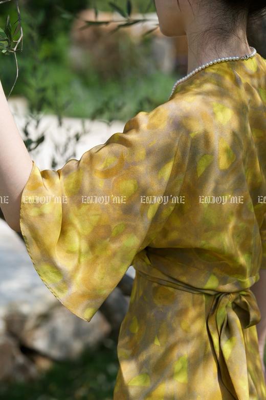 【门店同款】ENJOY夏季水彩晕染绑带长裙 162347761 商品图4