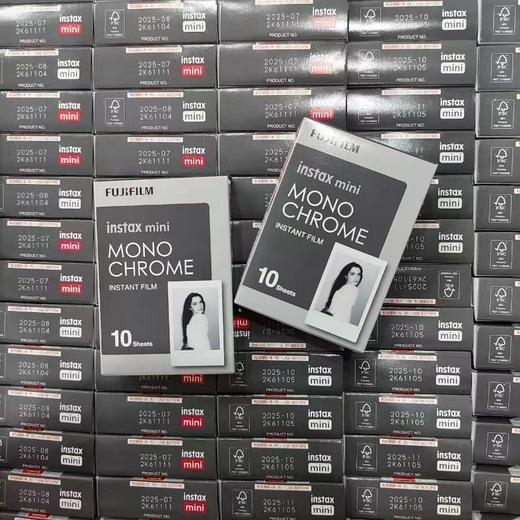 mini黑白3寸相纸1盒10张，多盒便宜，日期新鲜，现货速发，富士所有mini系列相机通用 商品图5
