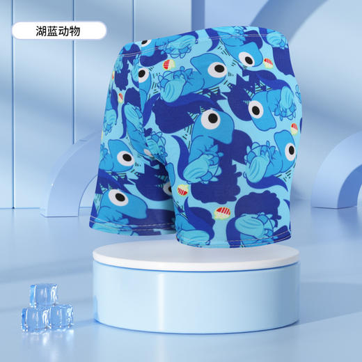 【高弹速干泳裤，吸湿透气，柔软舒适】儿童泳裤男童女童平角 可爱卡通游泳短裤 小孩宝宝游泳裤-QQ 商品图10