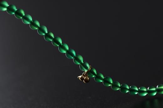 YHLL0010°花开如意·红琉璃+绿玛瑙手串 商品图5