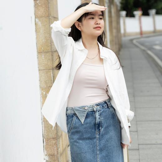 内茵带胸垫方领背心|双C线显瘦显腰细，单穿内搭都好看 商品图2