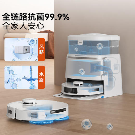 科沃斯经典款T30_PRO扫地机器人扫拖一体自动清洗全自动洗地机智能家用自动上下水【】_T30__PRO皓月银水箱版【新】 商品图2