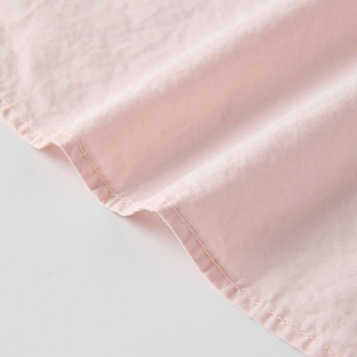 ROMI STUDIO“”纯棉复古砂洗粉经典款翻领衬衣RW24SSD0408 商品图4