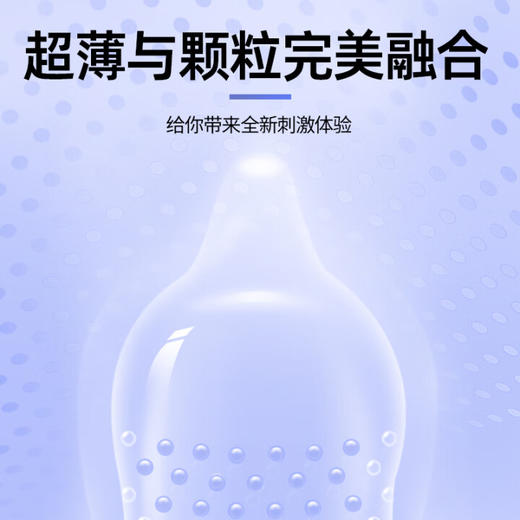 第六感 玻尿酸避孕套 颗粒超薄安全套  超润滑套套12只 男用女用成人 计生用品 商品图3