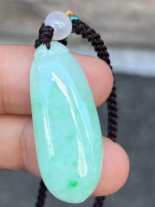 【云意轩翡翠】编号：6609 糯冰绿底翡翠福瓜  天然翡翠 附证书 商品图2