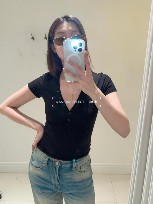 【4月28日 下午14:00 秒杀】怕领口低的宝宝内搭小吊带 Liegee V型亨利衫 来啦 微胖身材的舒适区 节后发货 勿催哈 商品图10