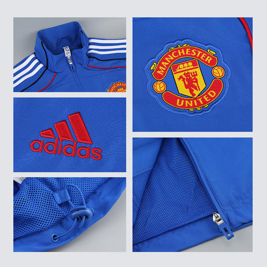 小李子ADIDAS阿迪达斯曼联足球休闲文化拉链夹克成人外套男JF0372 商品图3