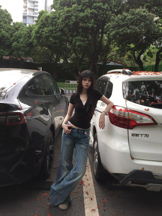 【4月28日 下午14:00 秒杀】怕领口低的宝宝内搭小吊带 Liegee V型亨利衫 来啦 微胖身材的舒适区 节后发货 勿催哈 商品图11