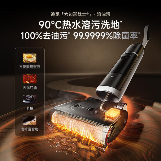 追觅H40Ultra尊享版_【23Kpa_90高温热水洗地_100%去油污_灵捕AI机械臂浸泡洗】0缠毛平躺洗地机【新】 商品图1