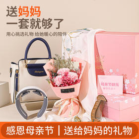 [小滋心选]【活动价￥149~259】【母亲节礼物】拼色手提实用包包 新娘送妈妈高级感新款时尚包包套装