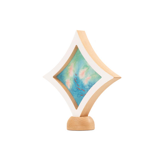 艶湘绣 时来运转双面绣摆件 商品图0