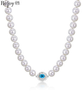 【天猫同款】悦甄 人造晶石 爱迪生白色串珠11-12mm 兰黛