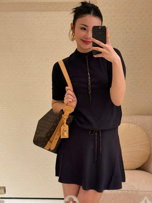 驴家 25早春抽绳T恤短裙（TM）（TM） 商品图3