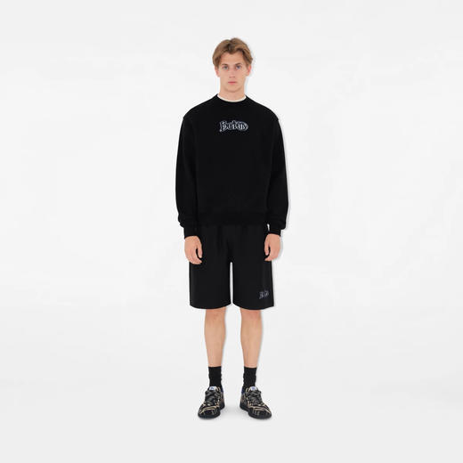 B.B 植绒印花 丝光纯棉毛圈短裤 DK357 商品图1