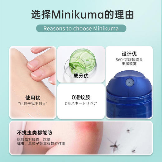 minikuma日本迷你熊驱蚊喷雾 商品图2