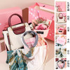 [小滋心选]【活动价￥149~259】【母亲节礼物】拼色手提实用包包 新娘送妈妈高级感新款时尚包包套装 商品缩略图14