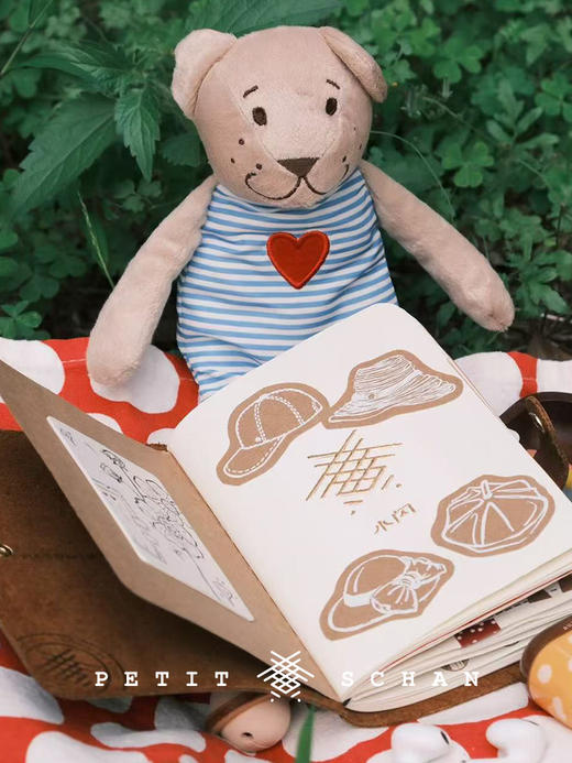 1200积分兑换 PETIT SCHAN小闪 时光手札 头层牛皮高级复古感手账本 商品图0