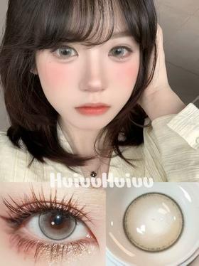 【大直径】PUFF GIRL-牛乳奶泡 灰-14.5mm【半年抛 度数0-800度 含525/575】