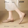 ZHR则则真皮法式衔扣穆勒拖鞋女2025新款复古优雅软底外穿包头拖 商品缩略图9