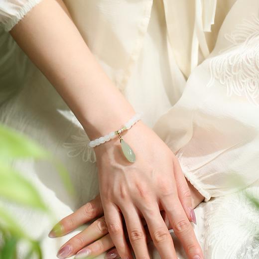 【顺丰包邮】五德·「只此青绿」和田青玉专场系列 | 晴水含情，玉润如诗，如盈盈春水，可入诗可作画【和田玉青玉一鸣惊人吊坠15天预售】 商品图6