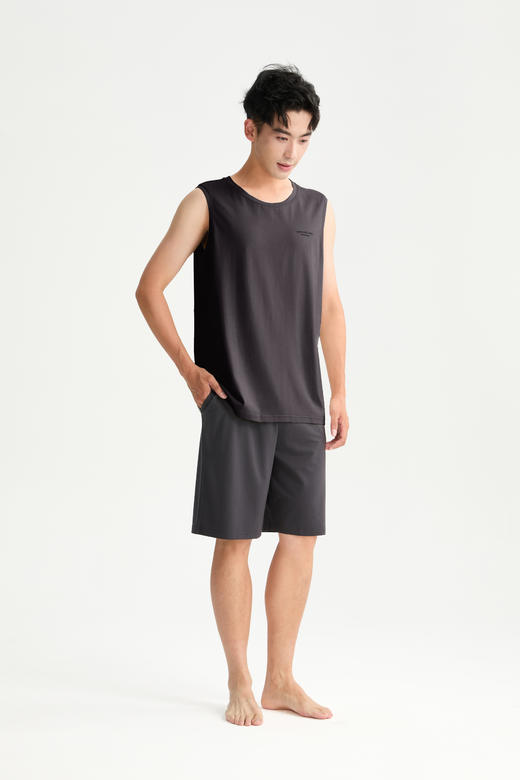 连绵·莫代尔男士背心家居服套装 商品图4