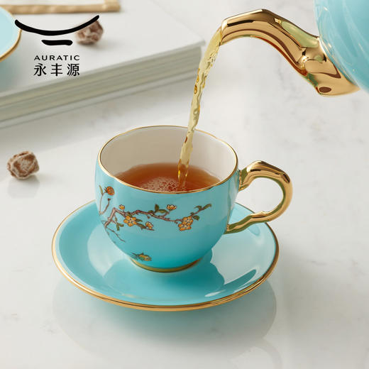 【6F】国瓷永丰源 西湖蓝4头茶咖杯 商品图2