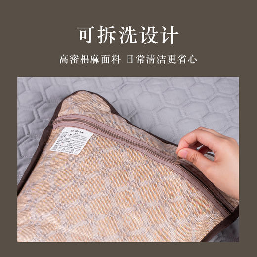 新圆沉香枕头 透气设计 可拆洗亲肤面料【ys】 商品图5
