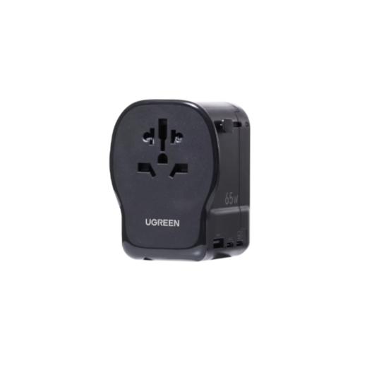 充电器 国际插座转换 65W 黑 - 绿联 商品图0