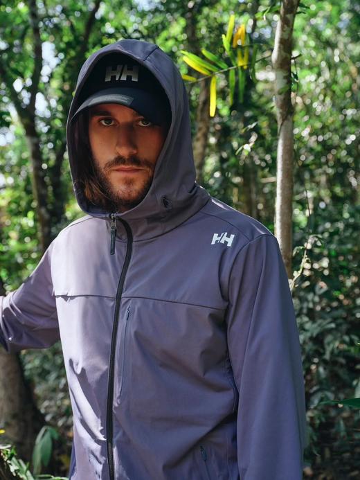 点此购买 海丽汉森春夏季男士防晒户外休闲舒适透汽外套 bk 316843 商品图4