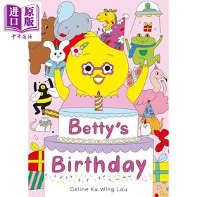 【中商原版】Bettys Birthday 贝蒂的生日 英文原版 儿童绘本 故事图画书 进口图书 低幼儿童启蒙找找书活动书 寻找 推理 计算
