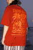 CryingCenter 夏威夷沙滩海边Crying Sea手绘复古插画宽松T恤短袖 商品缩略图3