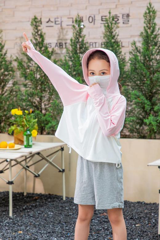 【夏日必备！儿童斗篷遮阳】儿童防晒衣 男童冰丝夏季透气 防紫外线女童斗篷 遮阳户外upf50 亲子装防晒-QQ 商品图6