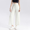 丁摩 桑蚕丝阔腿裤高腰直筒真丝长裤HD25018 商品缩略图4