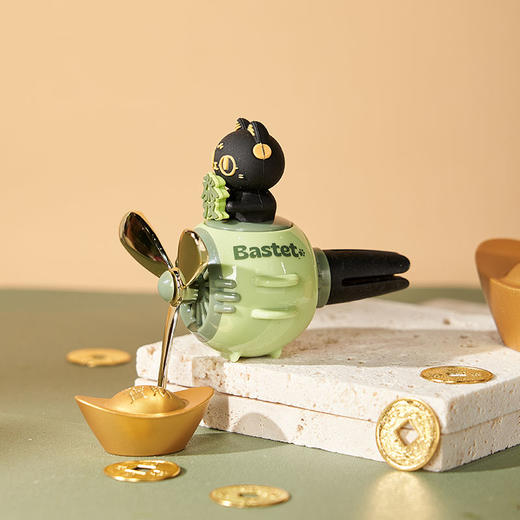 大英博物馆 巴斯特系列 萌猫汽车车插香薰车载 路路发 商品图1