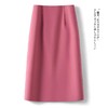丁摩 气质半身裙女高腰显瘦后开叉A字中长裙高级感垂感西装裙子5ZF-802 商品缩略图5