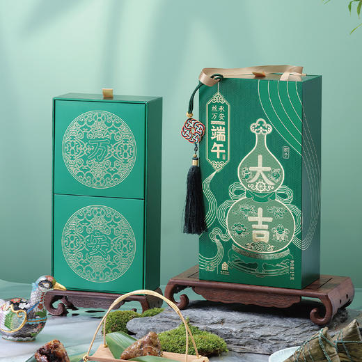 立家丝承万安粽子礼盒1000g/盒 商品图3