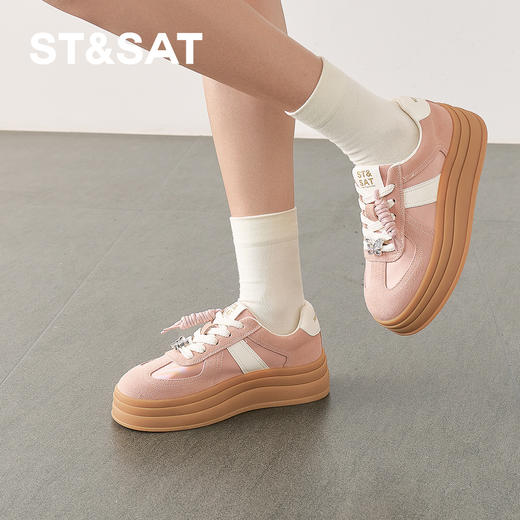 星期六甜梦时光蝴蝶厚底德训鞋SSD1112435 商品图2