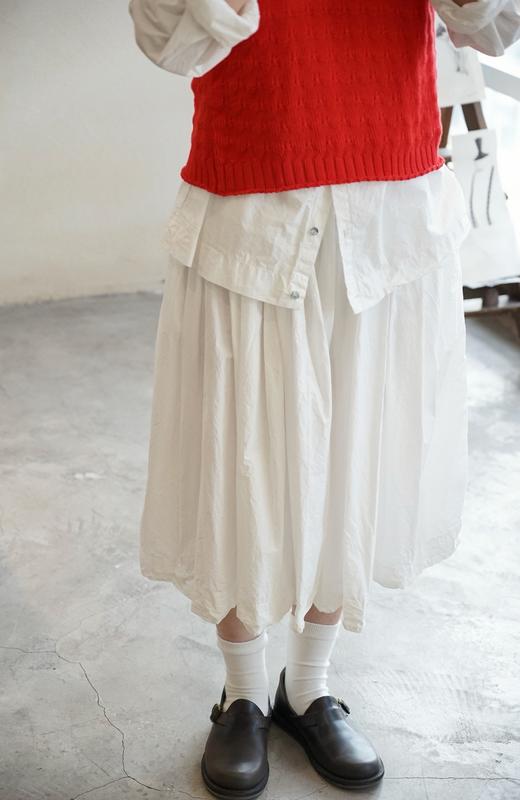 AEQUAMENTE 红色针织背心 商品图3