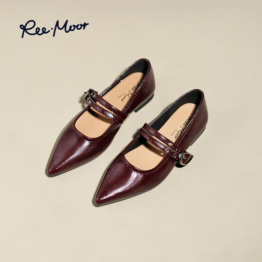 REEMOOR睿慕丨2025年春法式一字扣带玛丽珍 商品图7