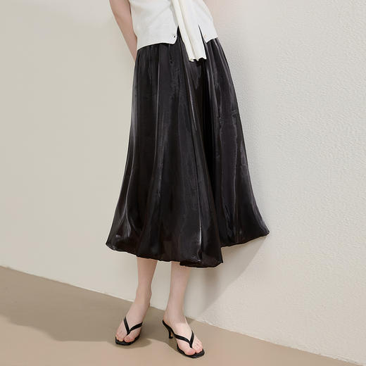 西遇蓬蓬花苞裙女春夏新款小个子miu系法式云朵高腰半身裙SS150273 商品图2