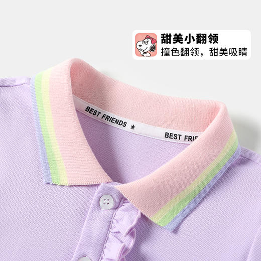 【90-140】女童夏款POLO连衣裙（95%棉+5%氨纶） 商品图2
