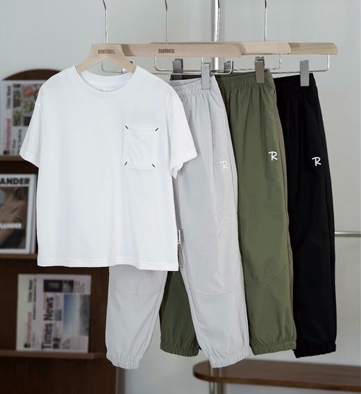 🌟【品牌直发】RUNRUNGO夏季夏季速干休闲套装🌈runrungo瞬吸🧽【宣纸裤】·10min⏰️速干·抗菌，滴水速吸，10分钟自然速干， 面料自带透气小孔 商品图0