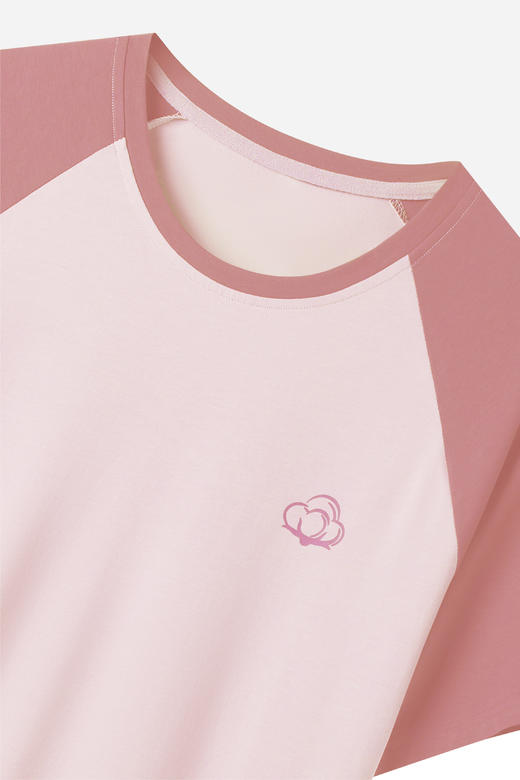 连绵·圆领插肩袖家居服套装 男/女款（无胸垫款） 商品图13