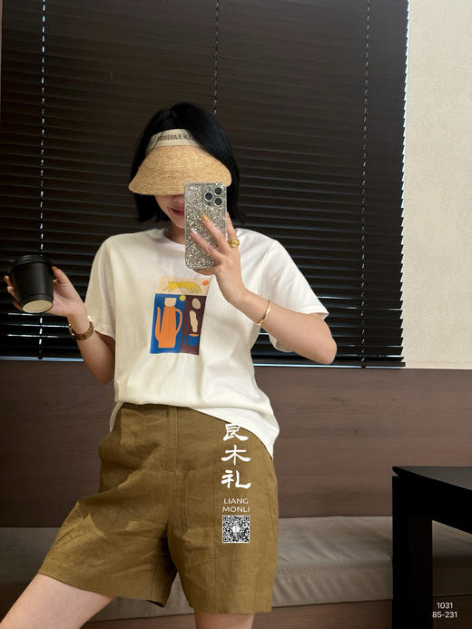 【部分现货】良木礼猫咪短袖（1032） 商品图0