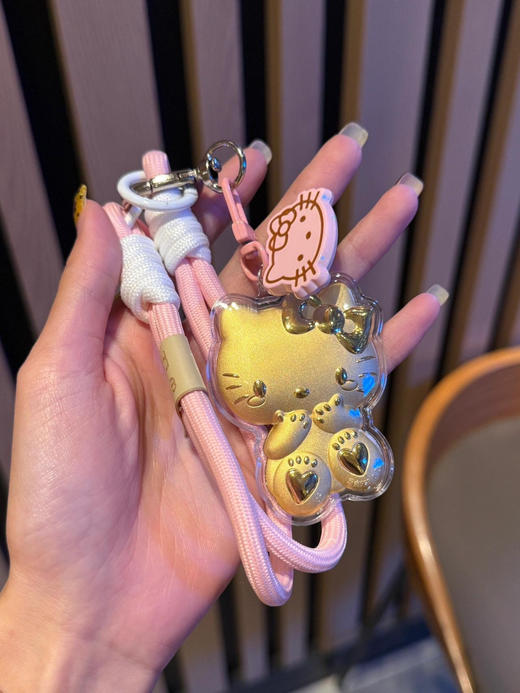 点击购买！✨999足金Hello Kitty猫 挂件 商品图2
