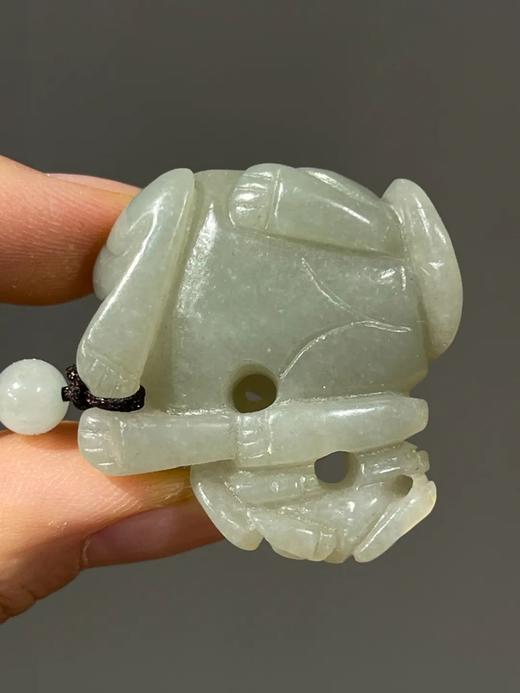 和田白玉镂雕子母瑞狮吊坠，顺丰包邮 商品图6